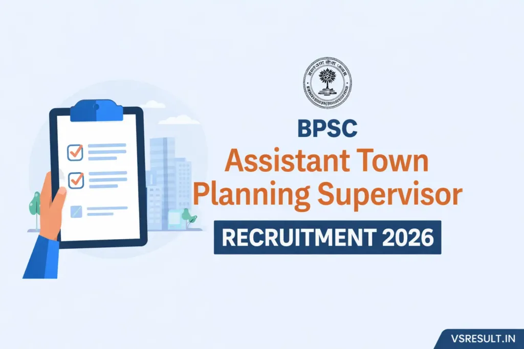 BPSC Assistant Town Planning Supervisor Recruitment 2026