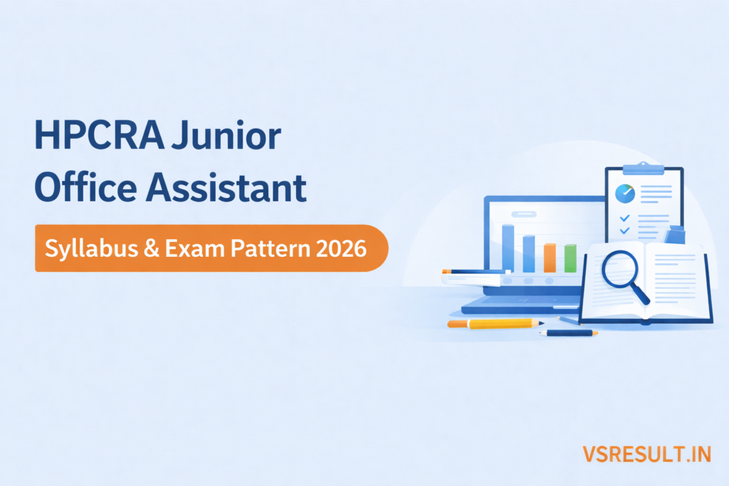 HPCRA Junior Office Assistant Syllabus 2026