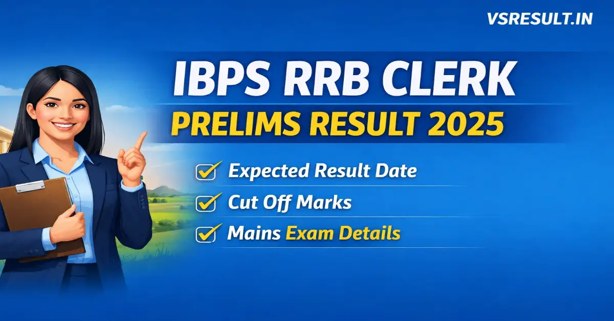 IBPS RRB Clerk Prelims Result 2025