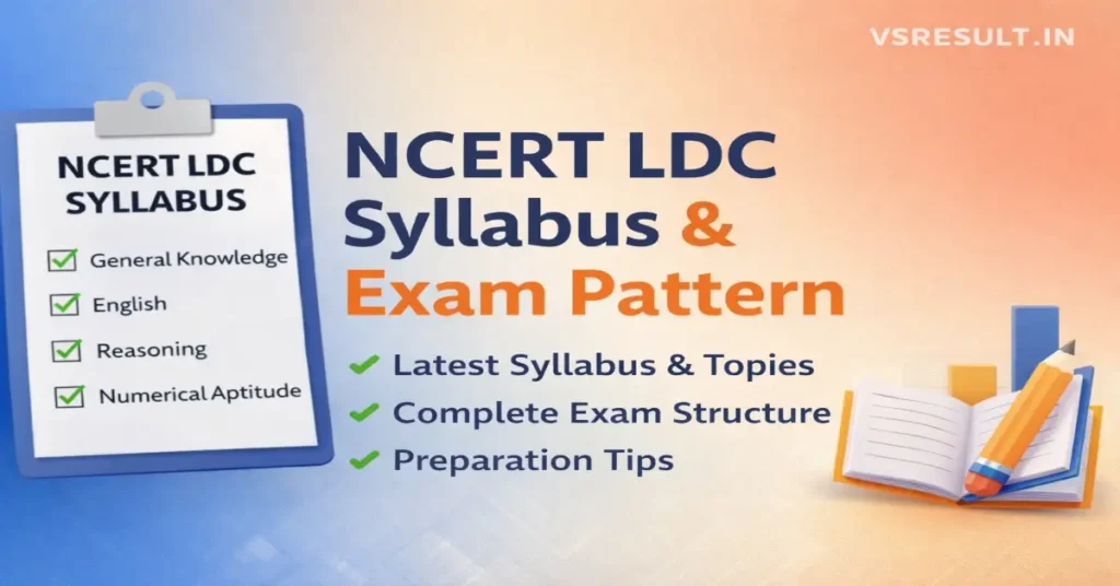 NCERT LDC Syllabus