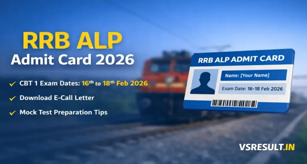 RRB ALP Admit Card 2026