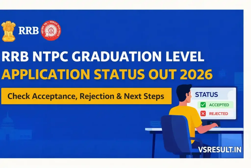 RRB NTPC Graduation Level Application Status