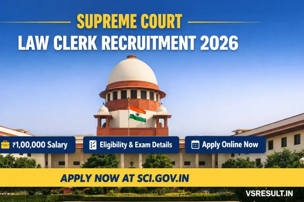 Supreme Court Law Clerk Recruitment 2026