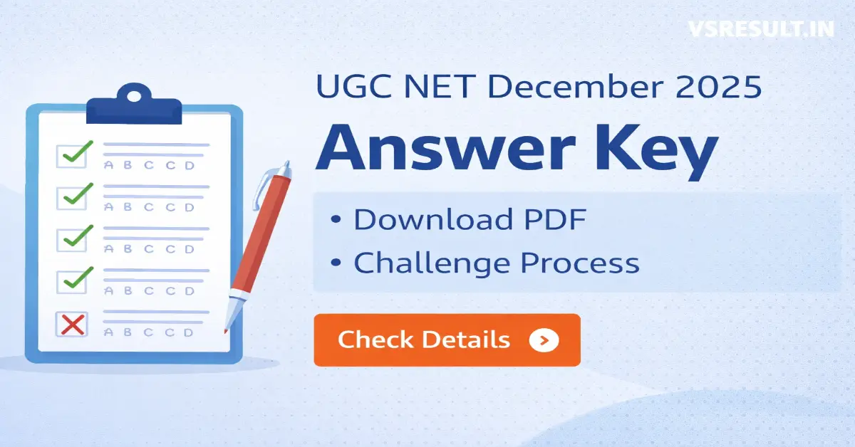 UGC NET Answer Key December 2025