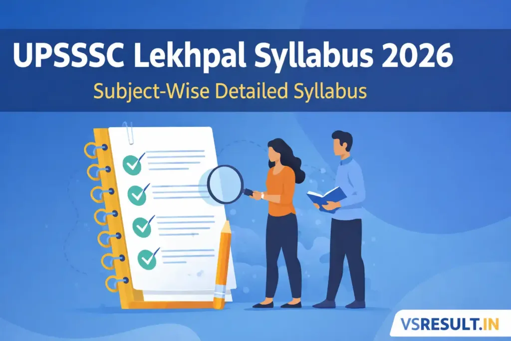 UPSSSC Lekhpal Syllabus 2026