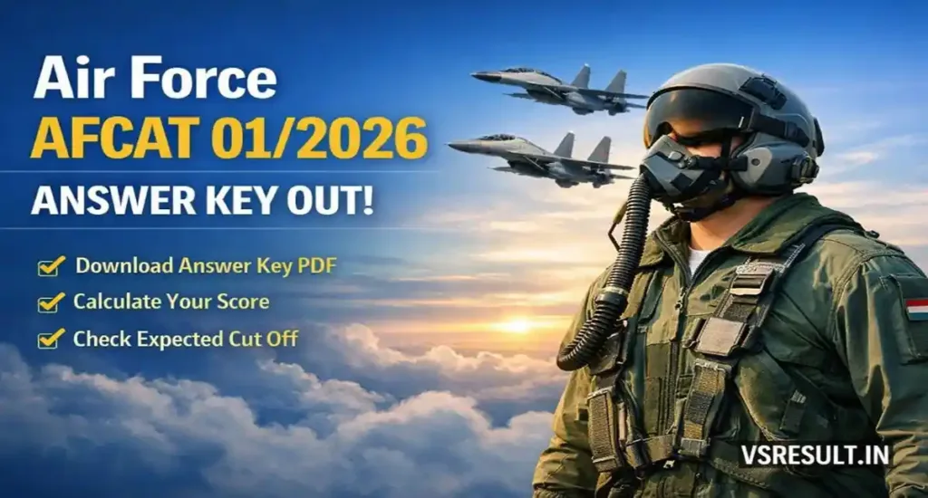 Air Force AFCAT 01/2026 Answer Key