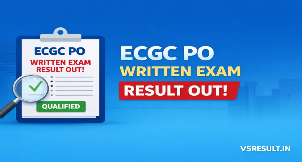 ECGC PO Written Exam Result