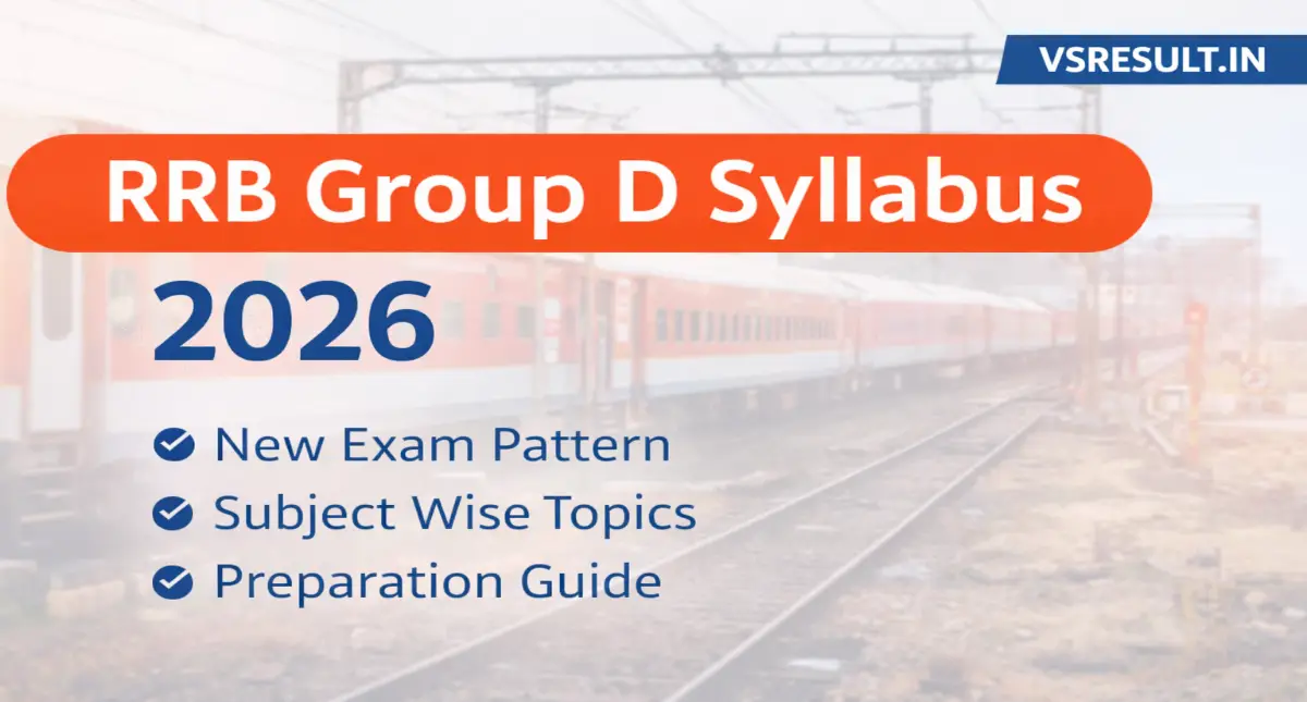 RRB Group D Syllabus 2026