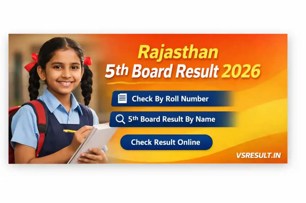 Rajasthan 5th Board Result 2026