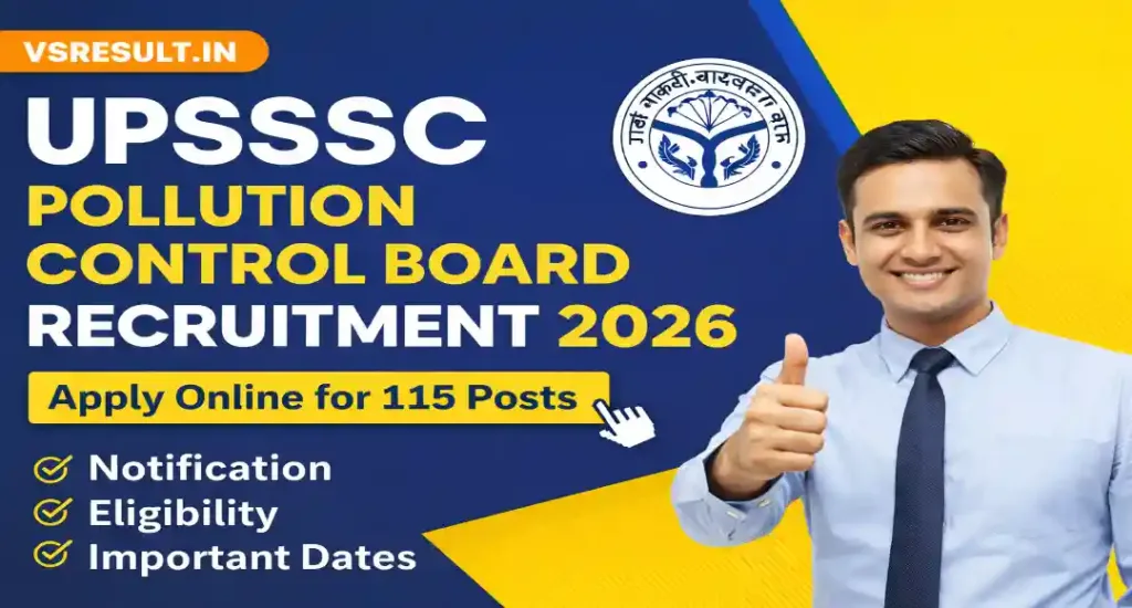 UPSSSC Pollution Control Board Recruitment 2026